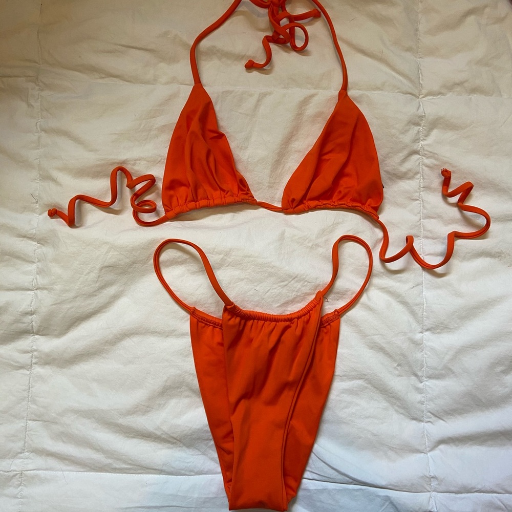 Orange Distributive Youth bikini